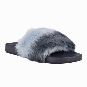 Nine West Stayhome Cozy Flat Slippers - Blue - Ireland (RW1092653)